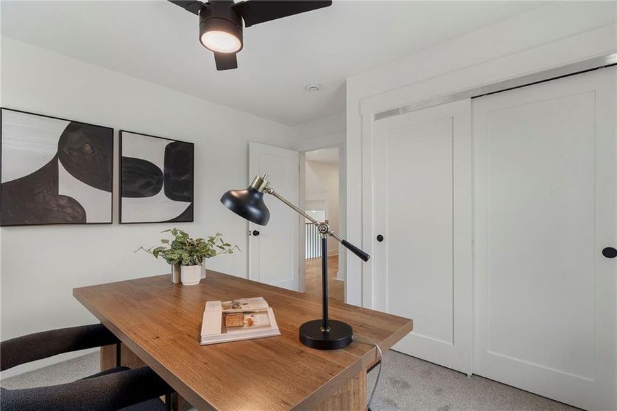 Furnished interior view inside a new home in , Atlanta (Image 43).