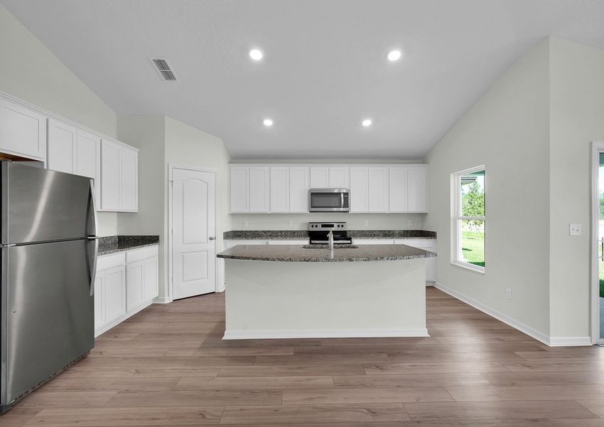 Representative furnished interior of a home built from the Caprice by LGI Homes in Westport Landing, Jacksonville (Image 2).