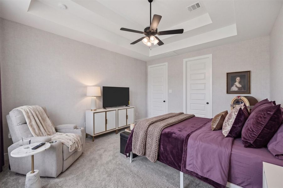 Main Bedroom Digitally Staged