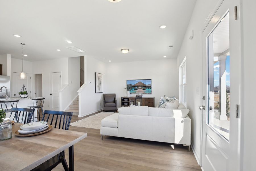 Furnished interior view inside a new home in Wilson Meadows, Clarksville (Image 7).