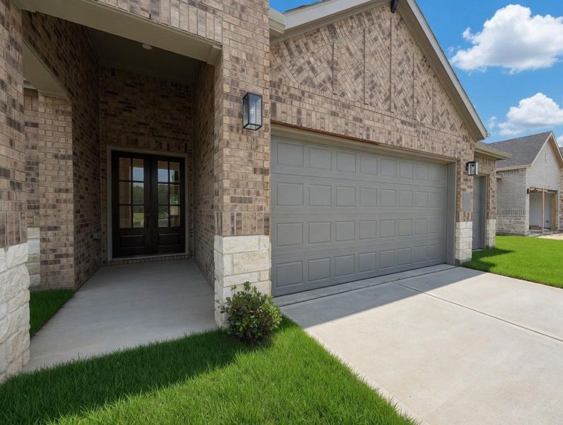 Exterior details and patio area of a home in Friendswood Trails, Friendswood (Image 31). Exterior details and patio area of a home in Friendswood Trails, Friendswood (Image 31).