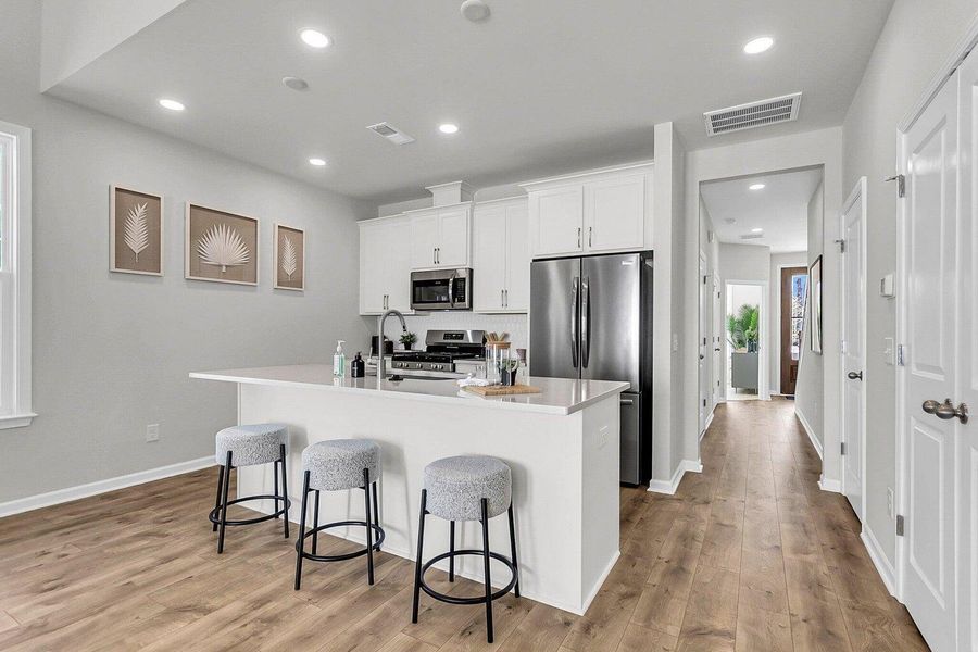 Furnished interior view inside a new home in Abbey Walk, Moncks Corner (Image 8). Furnished interior view inside a new home in Abbey Walk, Moncks Corner (Image 8).