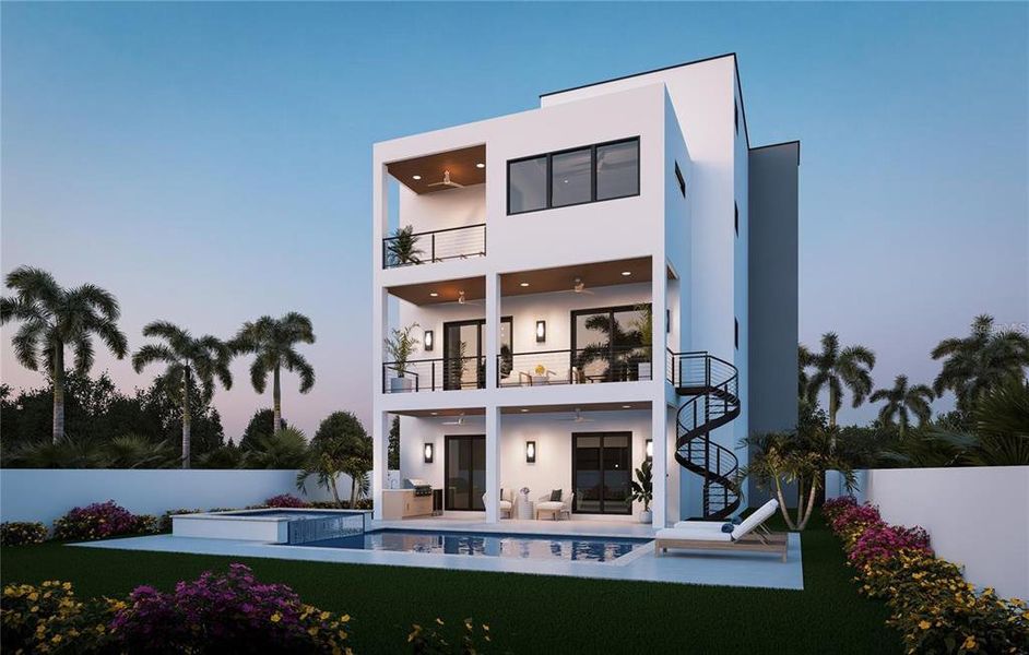 Condo located in Redington Shores, FL showcasing its design and architecture (Image 3).