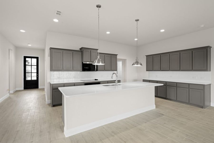 Representative exterior photo of a completed home built from the Walden by Impression Homes in Timberbrook, Justin, TX (Image 7).