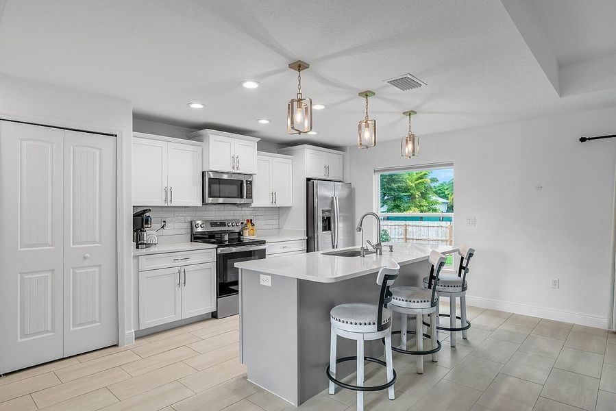 Furnished interior view inside a new home in , Vero Beach (Image 18). Furnished interior view inside a new home in , Vero Beach (Image 18).