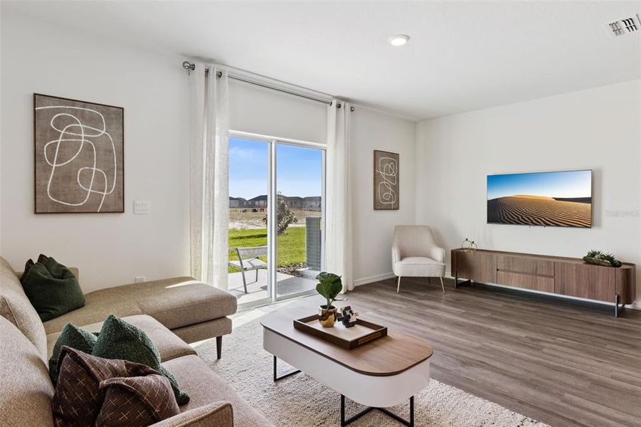 Furnished interior view inside a new home in , Lakeland (Image 12). Furnished interior view inside a new home in , Lakeland (Image 12).