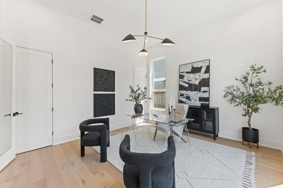 Furnished interior view inside a new home in , Houston (Image 4).