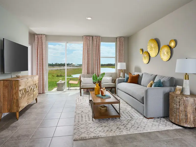Furnished interior view inside a new home in Salt Meadows - Premier Series, Parrish (Image 3).