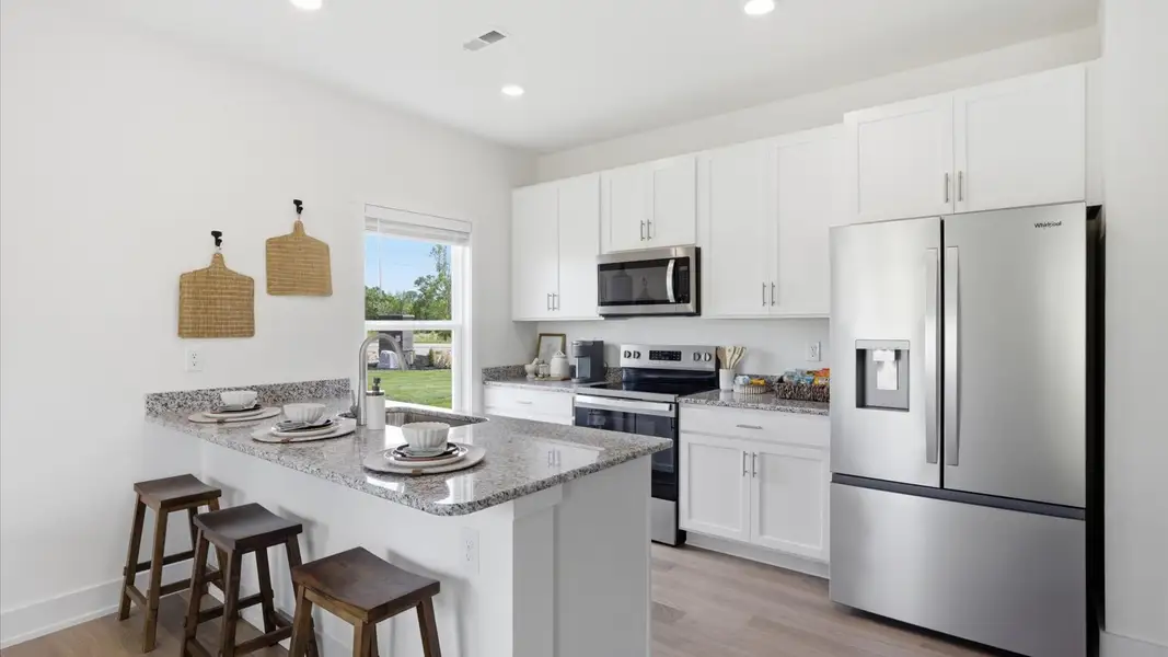 Furnished interior view inside a new home in Macon Townhomes, Seymour (Image 2).