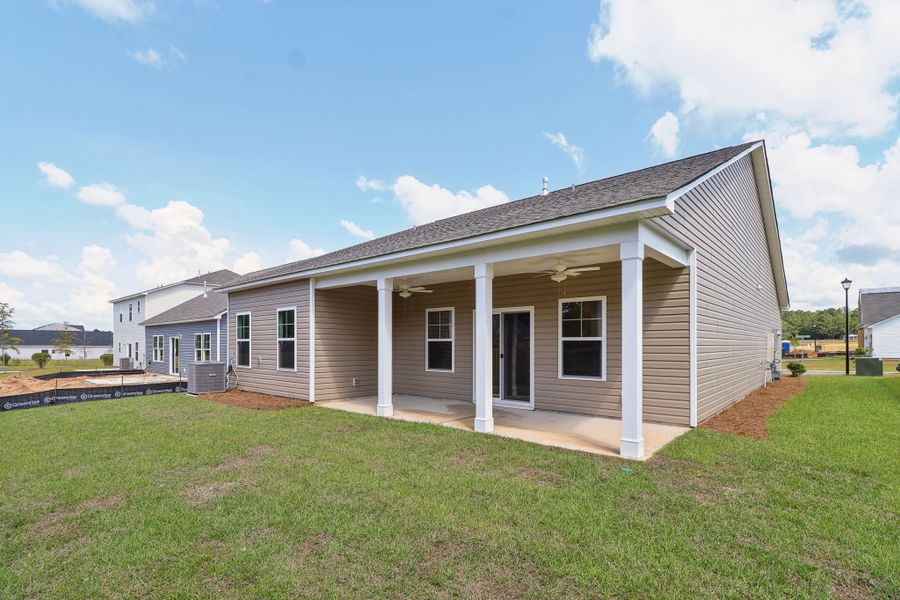 Representative exterior photo of a completed home built from the Talbot II by Great Southern Homes in Southbridge, Sumter, SC (Image 20).