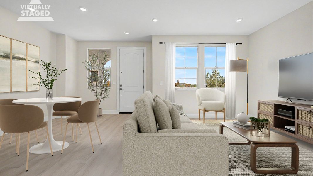 Furnished interior view inside a new home in Surprise City Center, Surprise (Image 23). Furnished interior view inside a new home in Surprise City Center, Surprise (Image 23).