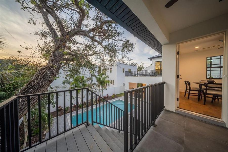 Exterior details and patio area of a home in , Sarasota (Image 41).