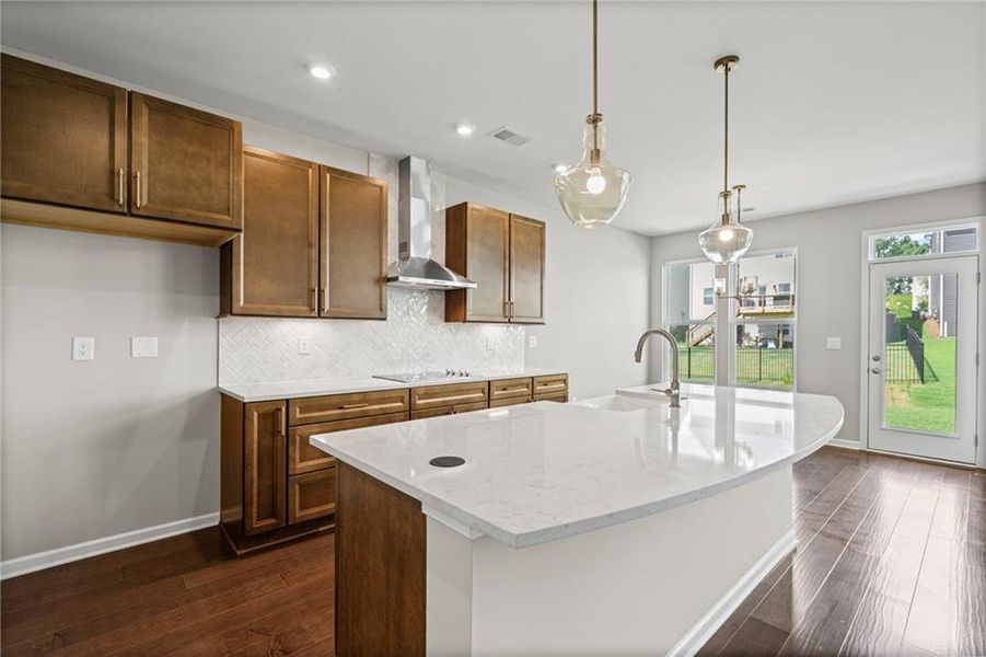 Furnished interior view inside a new home in Twin Lakes, Hoschton (Image 3).