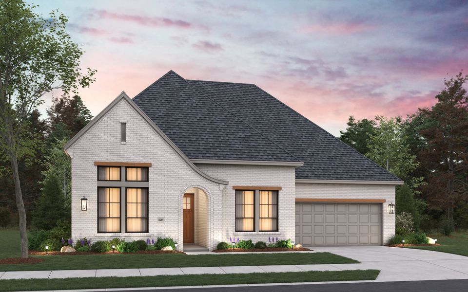 Representative exterior photo of a completed home built from the Riverwalk by HistoryMaker Homes in Attwater 65s - Signature, Waller, TX (Image 22). Representative exterior photo of a completed home built from the Riverwalk by HistoryMaker Homes in Attwater 65s - Signature, Waller, TX (Image 22).