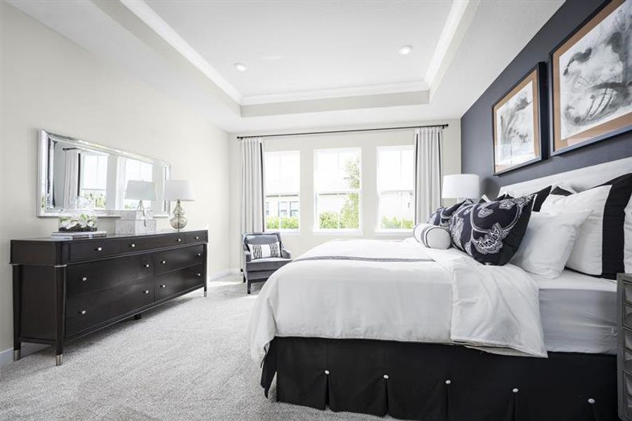 Furnished interior view inside a new home in Silver Oaks, Port St. Lucie (Image 11).