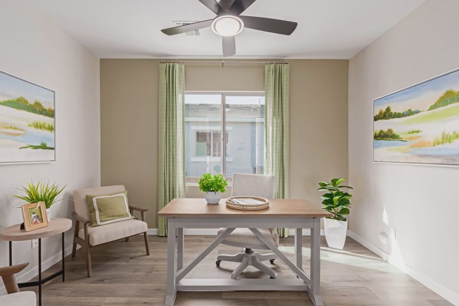 Furnished interior view inside a new home in Avanti at Granite Vista, Waddell (Image 13). Furnished interior view inside a new home in Avanti at Granite Vista, Waddell (Image 13).