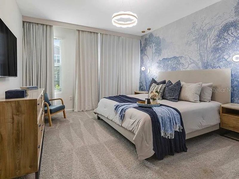 Furnished interior view inside a new home in , Kissimmee (Image 22).