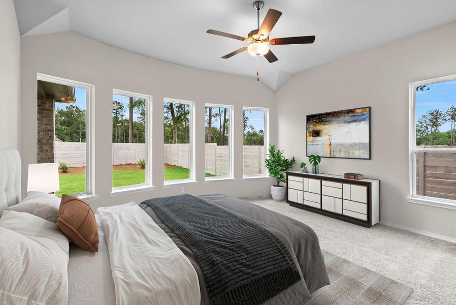 Furnished interior view inside a new home in Two Step Farm, Montgomery (Image 10). Furnished interior view inside a new home in Two Step Farm, Montgomery (Image 10).
