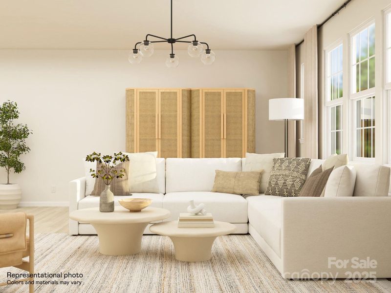 Furnished interior view inside a new home in Village of Waxhaw, Waxhaw (Image 3).