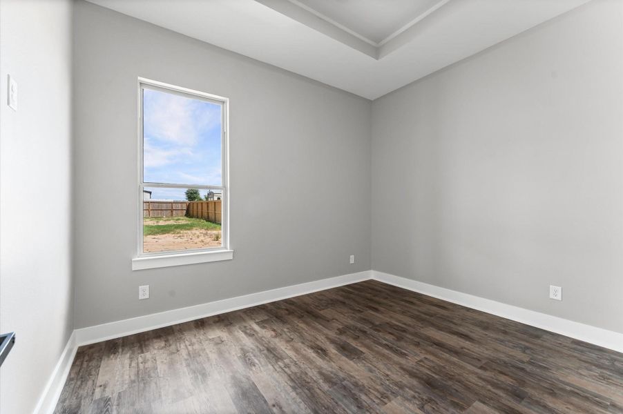 Dual vanities with quartz countertops and modern fixtures create a spa-like experience. Dual vanities with quartz countertops and modern fixtures create a spa-like experience.
