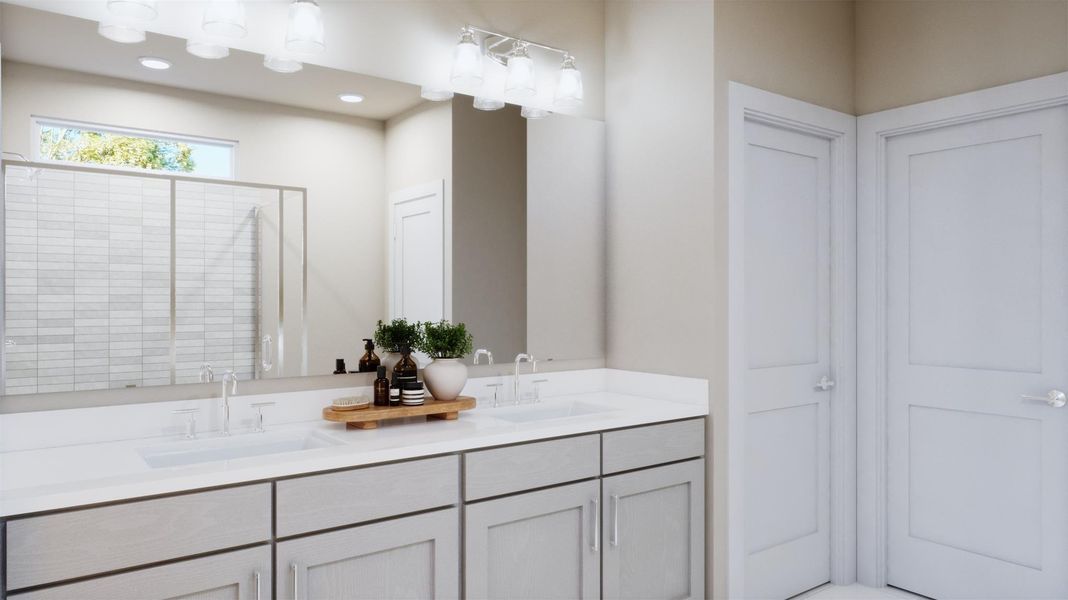 Furnished interior view inside a new home in Parkton Square, Kyle (Image 7).