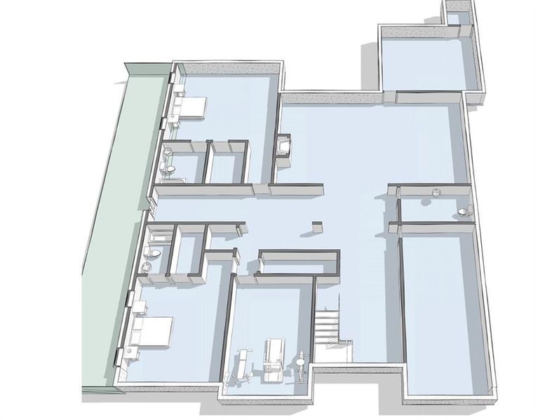 2D floor plan layout of this home in , Alpharetta, GA (Image 27).