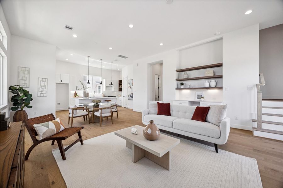Furnished interior view inside a new home in , Houston (Image 14).