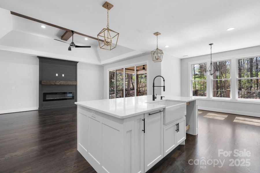 Furnished interior view inside a new home in , Hickory (Image 8).