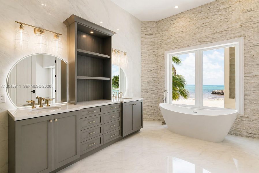 Furnished interior view inside a new home in , Tavernier (Image 7).