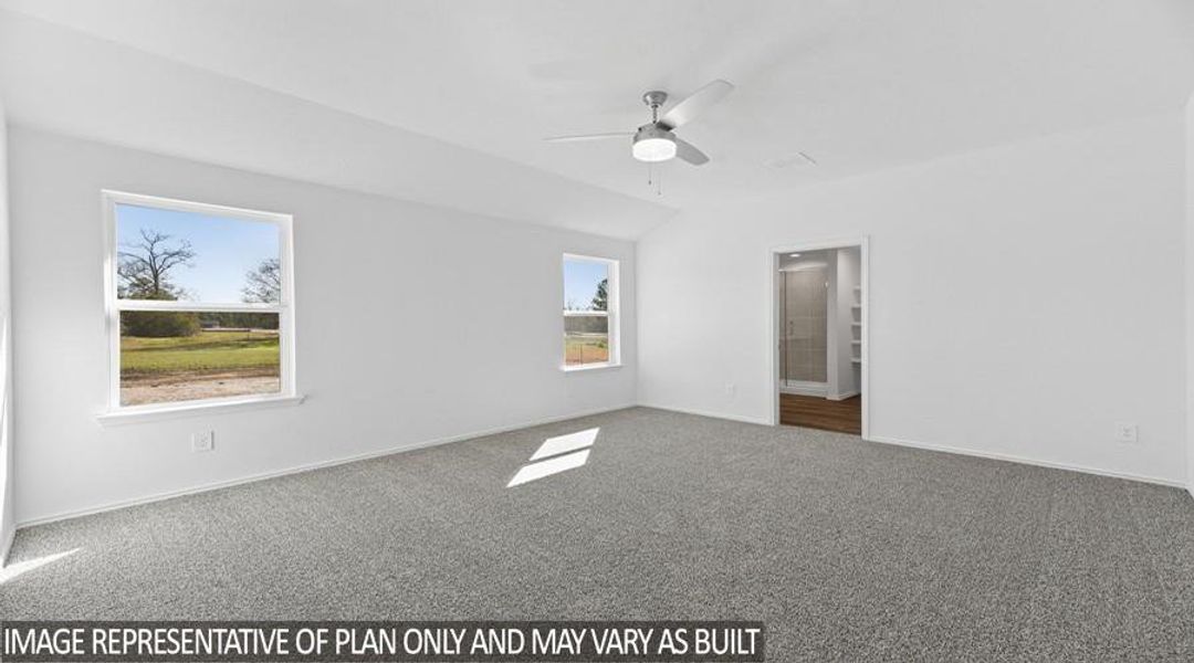 Spacious, unfurnished interior of a new home in Williams Reserve East, Conroe (Image 8).