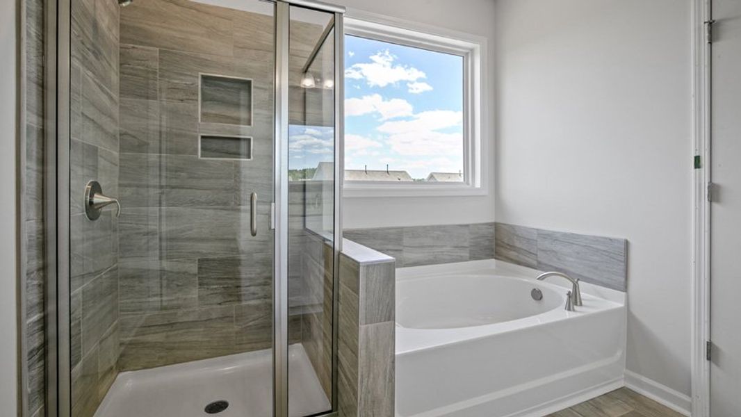 Representative furnished interior of a home built from the Lucas by D.R. Horton in The Manors at Haywood Glen, Knightdale (Image 12).