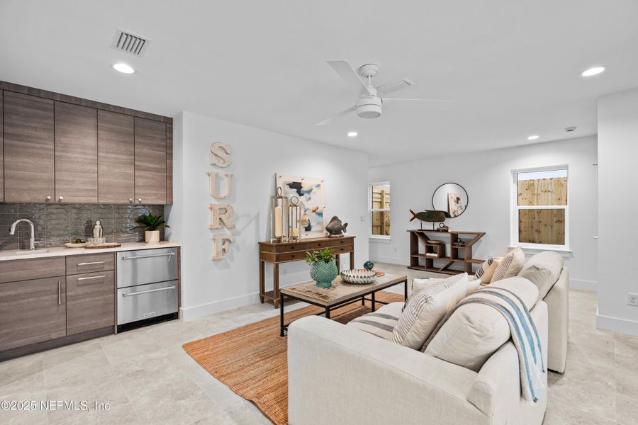 Furnished interior view inside a new home in , St. Johns (Image 23).