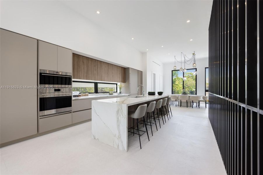 Furnished interior view inside a new home in , Miami (Image 32).