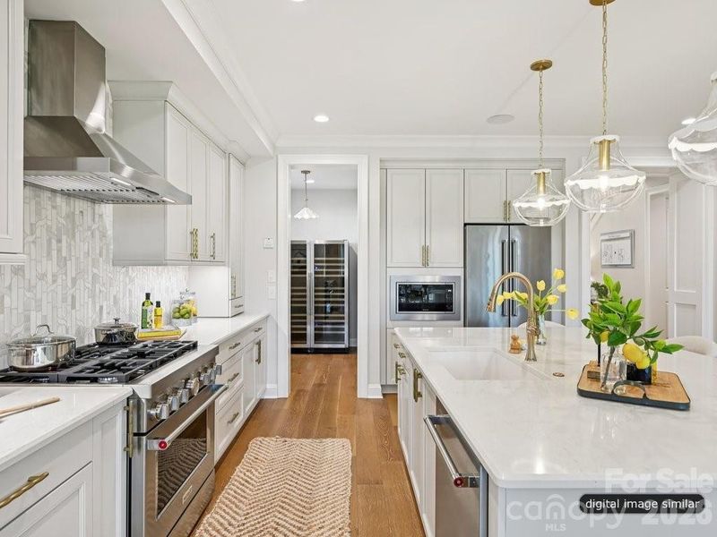 Furnished interior view inside a new home in , Davidson (Image 23).