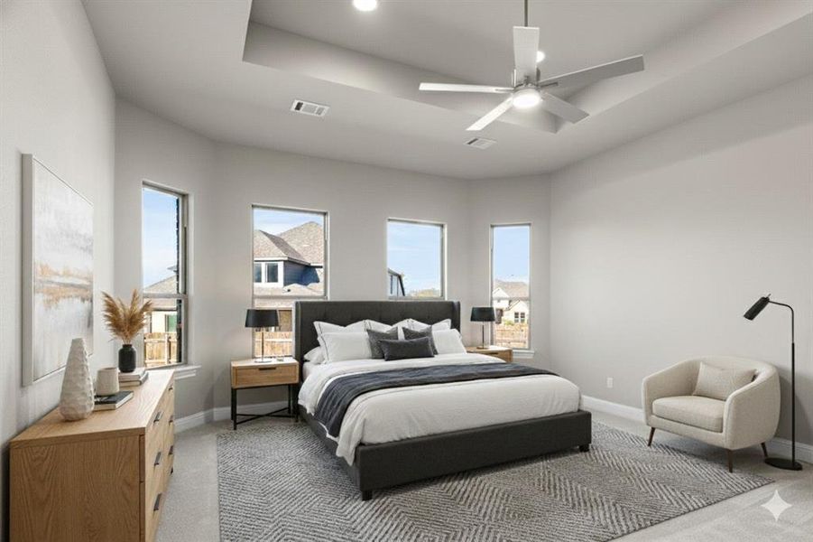 Furnished interior view inside a new home in Callan Village, Lorena (Image 11).