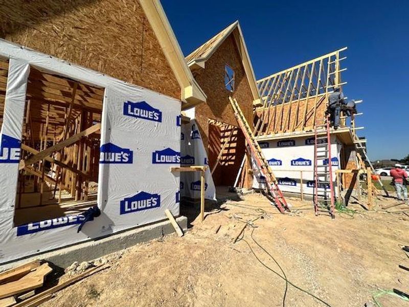 In-progress construction of a new home in , Lumberton, TX (Image 7).