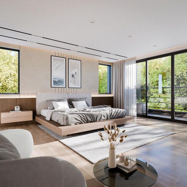 Furnished interior view inside a new home in , Fort Lauderdale (Image 5).