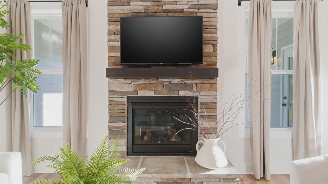 Furnished interior view inside a new home in Benjamin's Grove, Woodruff (Image 8).