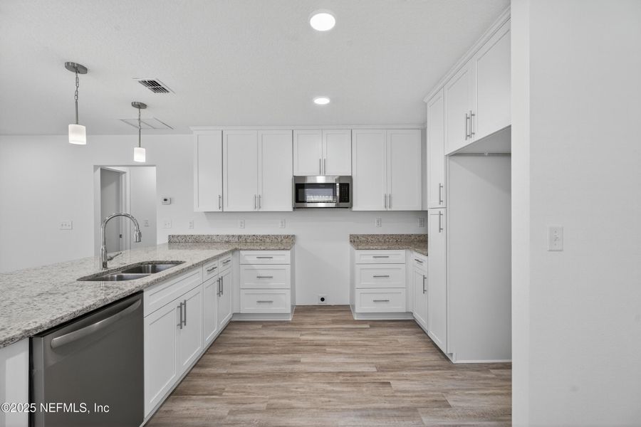 Furnished interior view inside a new home in , Jacksonville (Image 16). Furnished interior view inside a new home in , Jacksonville (Image 16).