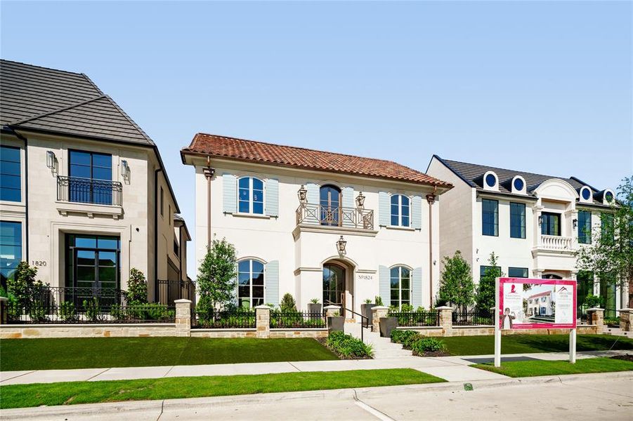 Front exterior of a new home in , Southlake, TX, highlighting curb appeal (Image 22).