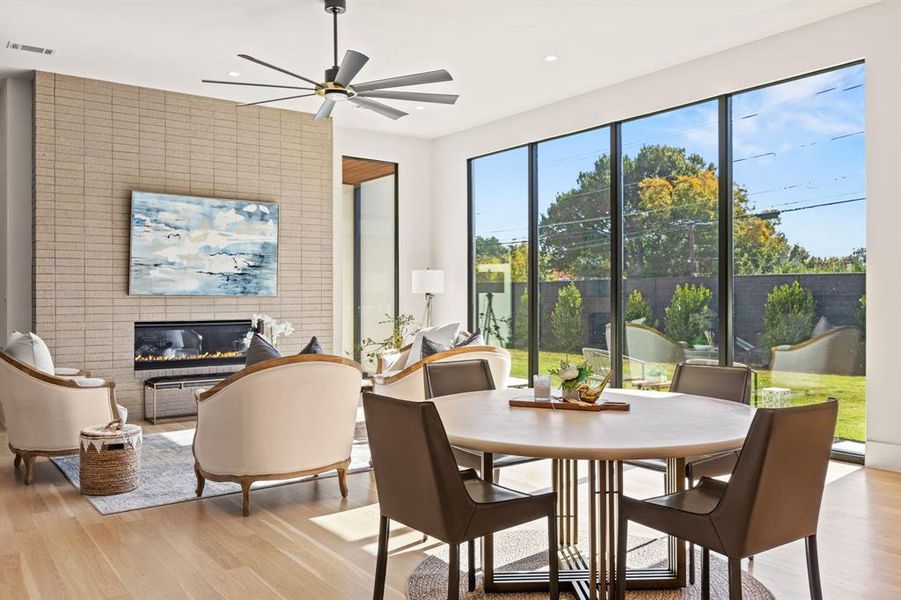 Furnished interior view inside a new home in , Dallas (Image 7). Furnished interior view inside a new home in , Dallas (Image 7).