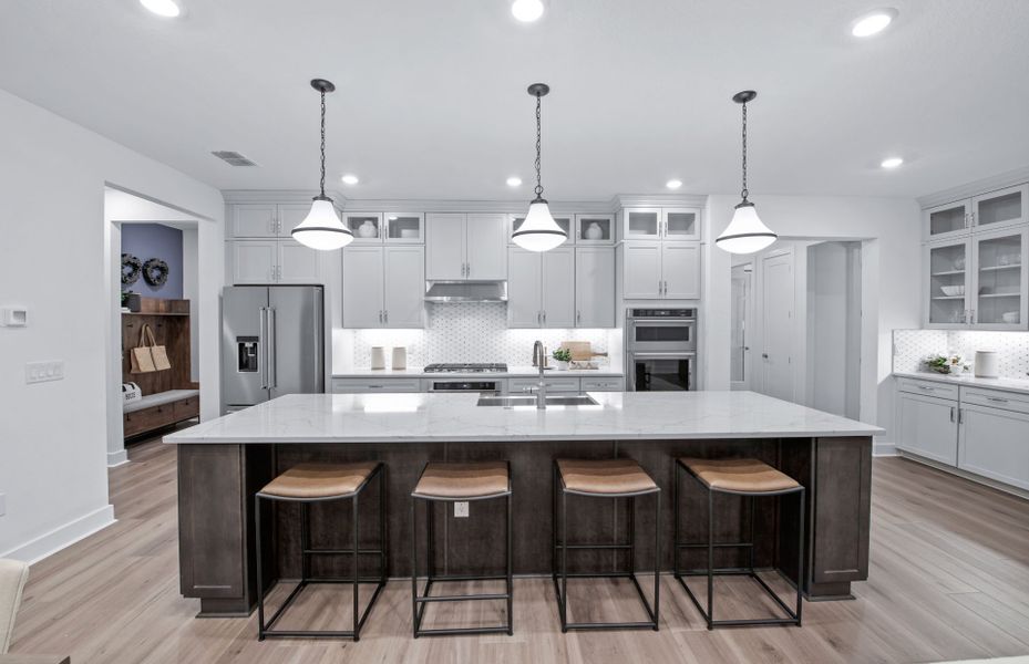 Designer Kitchen with Large Island