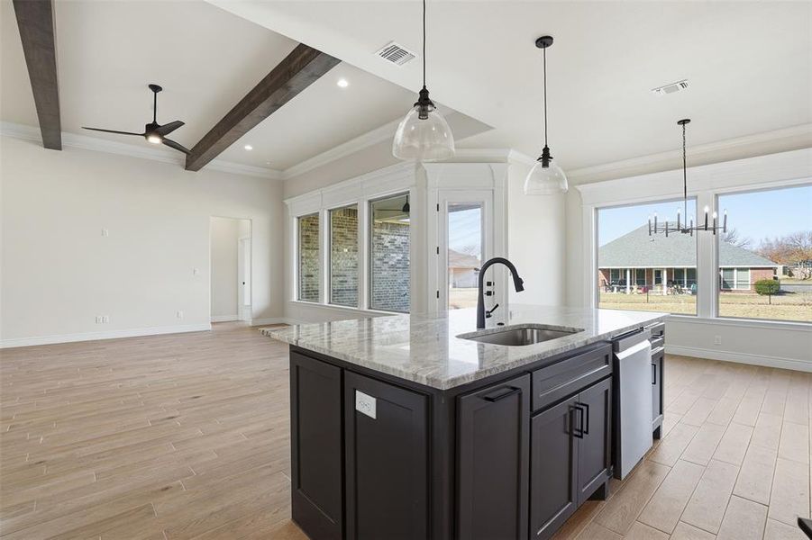 Furnished interior view inside a new home in , Granbury (Image 7).