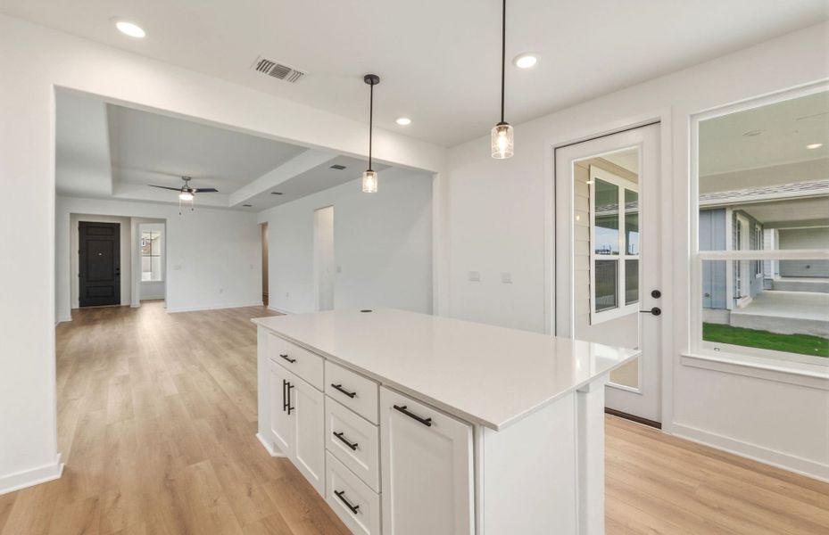 Furnished interior view inside a new home in Sun City Texas, Georgetown (Image 9).