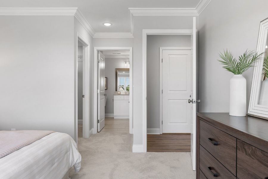 Furnished interior view inside a new home in The Abaco, Cleveland (Image 16).
