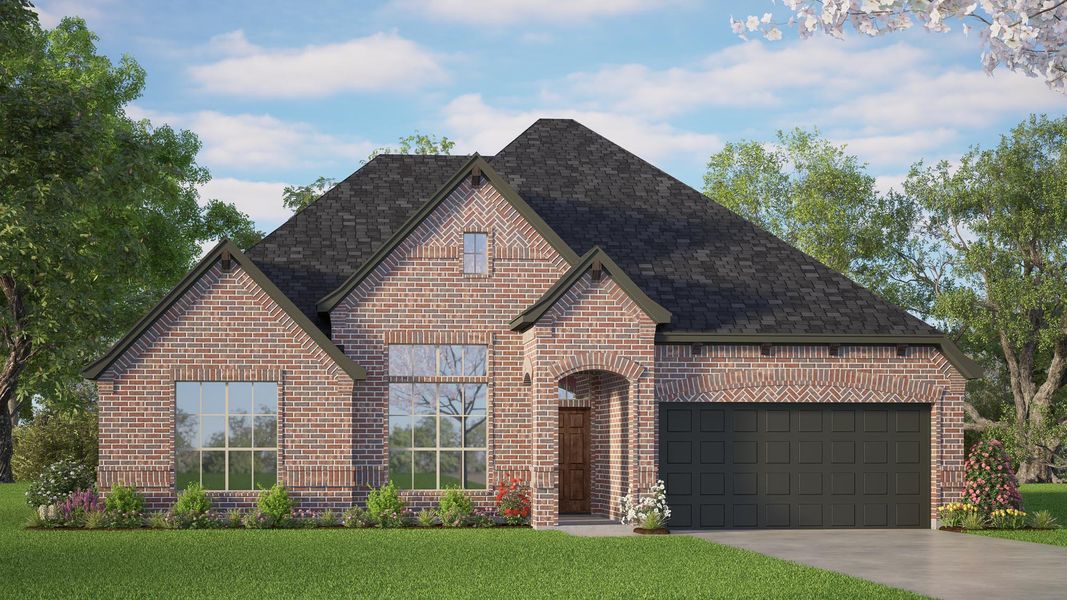 Representative exterior photo of a completed home built from the Concept 2040 by Risewell Homes in Silo Mills, Joshua, TX (Image 7). Representative exterior photo of a completed home built from the Concept 2040 by Risewell Homes in Silo Mills, Joshua, TX (Image 7).