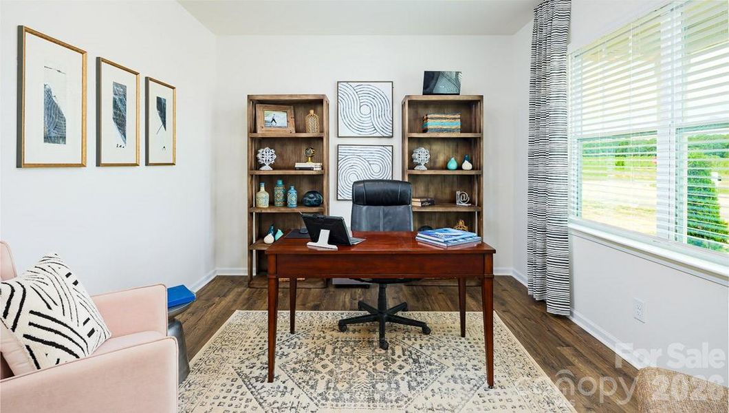 Furnished interior view inside a new home in Secrest Commons, Monroe (Image 35).