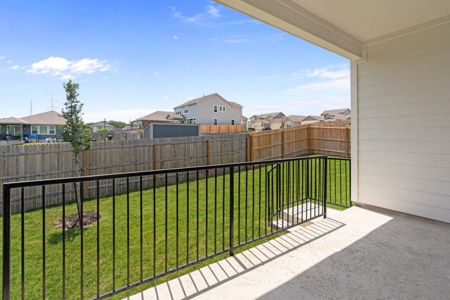 Representative exterior details of a home built from the Majestic View II by View Homes in Skybrooke, Live Oak (Image 20).