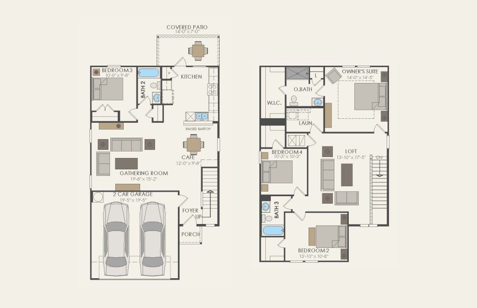 2D floor plan layout of this home in Ashford Crossing, Princeton, TX (Image 2). 2D floor plan layout of this home in Ashford Crossing, Princeton, TX (Image 2).