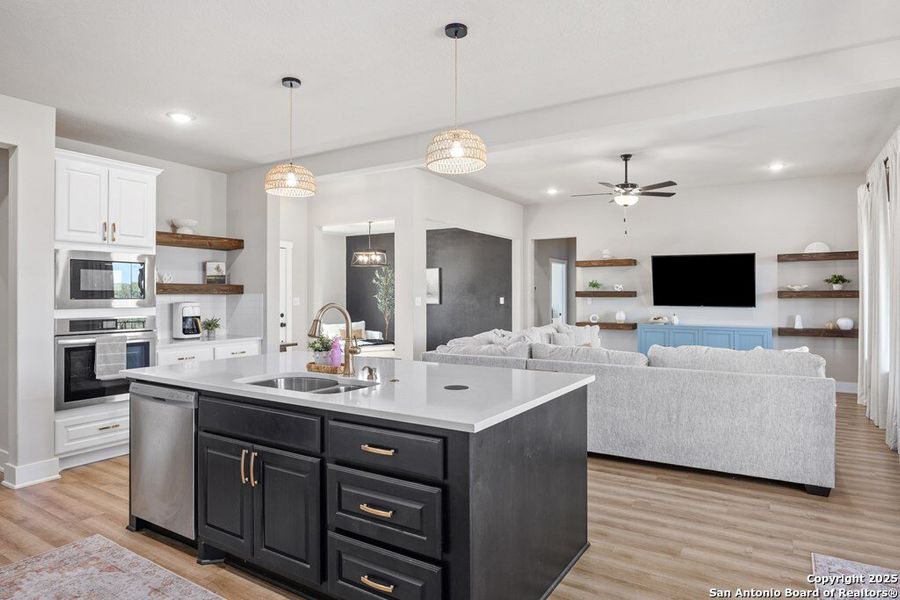 Furnished interior view inside a new home in , Kerrville (Image 16). Furnished interior view inside a new home in , Kerrville (Image 16).